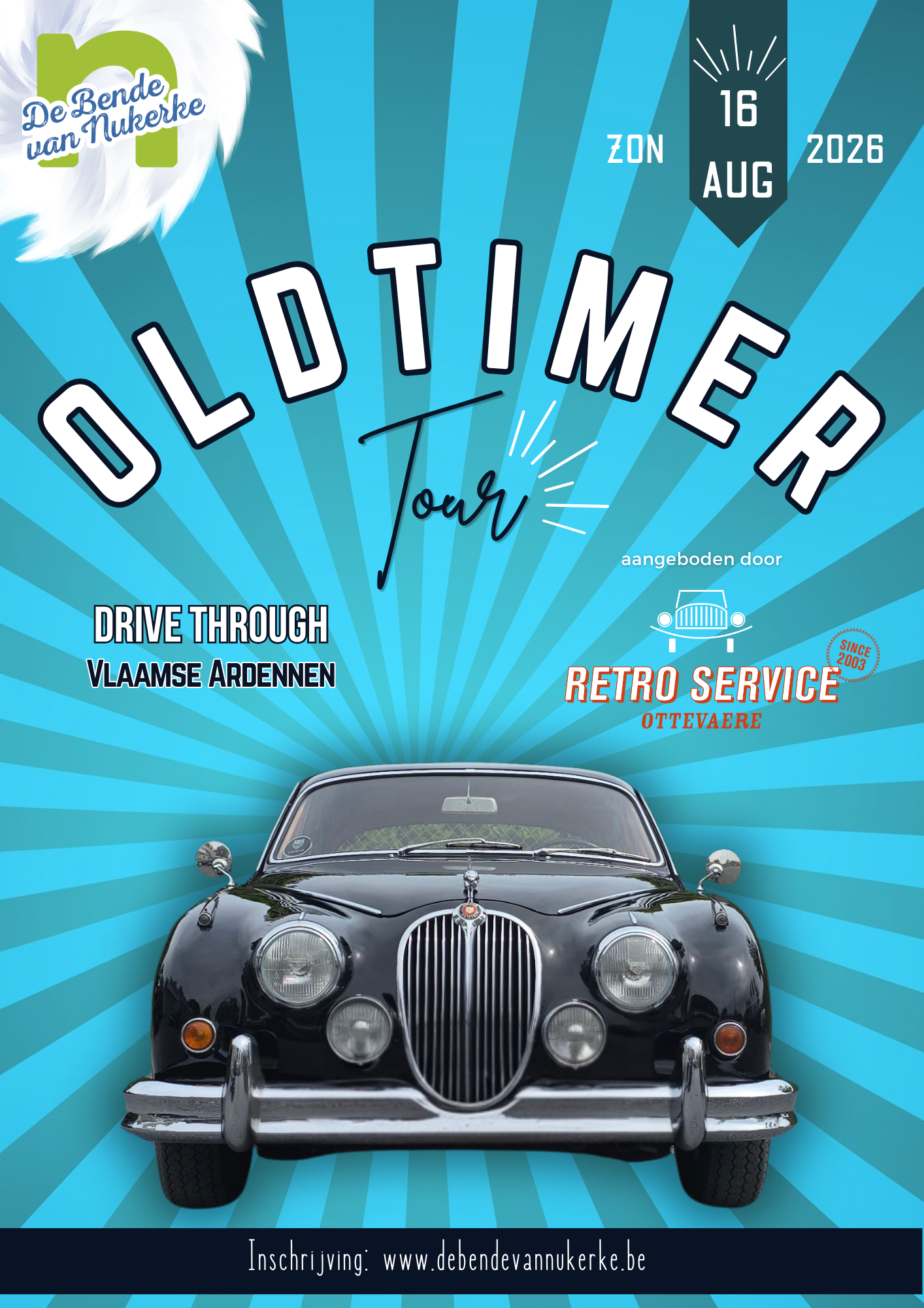 OLDTIMER TOUR ZONDAG 16 AUGUSTUS